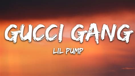 gucci gang isn|gucci gang gucci gang lyrics.